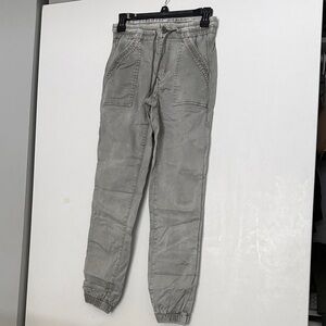 Women’s Gray and Black American Eagle Jogger Pants